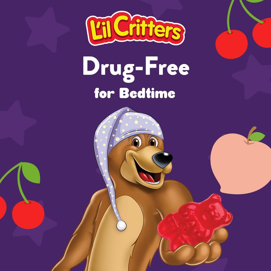 L’il Critters Melatonin-Free Bedtime Dietary Supplement for Kids, 60 Gummies