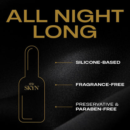 SKYN All Night Long Silicone-Based, Long Lasting Lube 2.7 oz