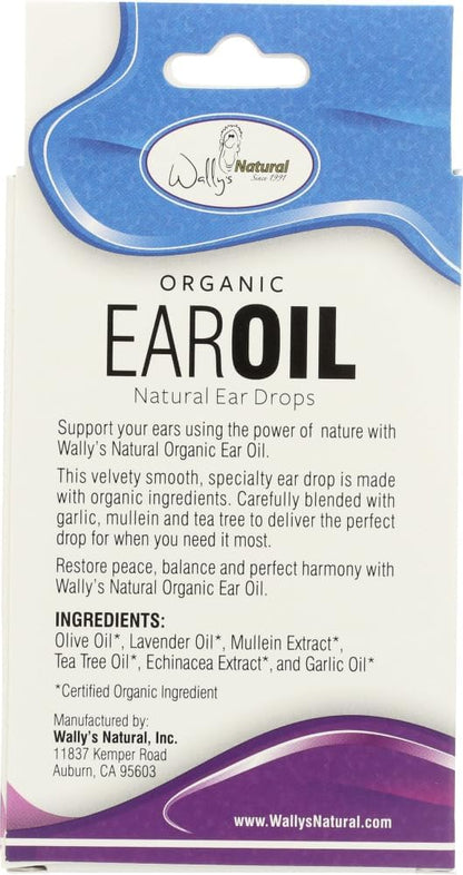 Wally's Natural Products Organic Ear Oil, 1 Fl Oz (Pack of 1)