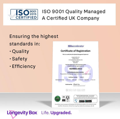 Longevity Box Premium Ultra Pure Spermidine - 120 Capsules