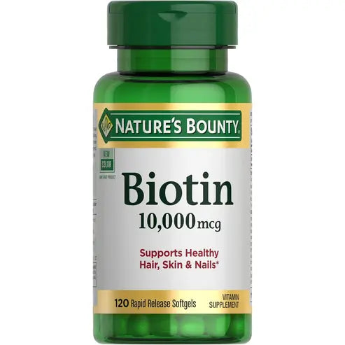 Nature’s Bounty Biotin 10,000 mcg, 120 Rapid Release Softgels
