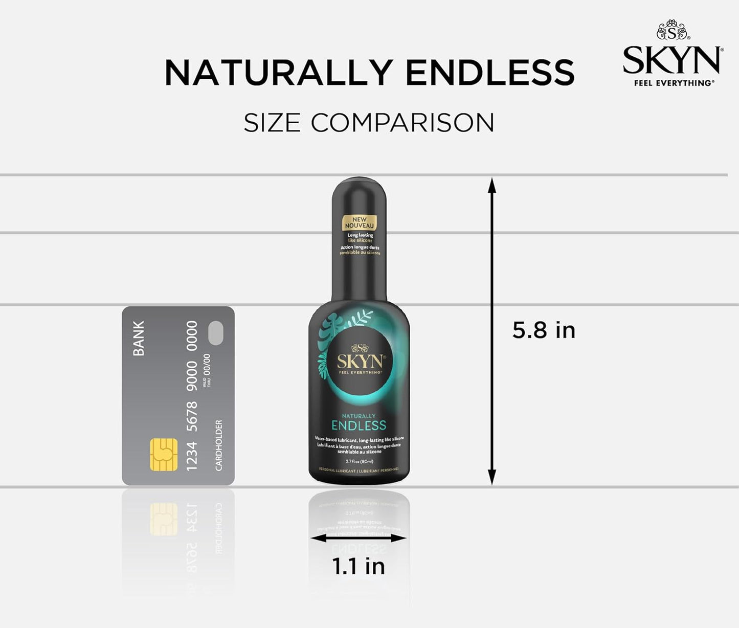 SKYN Naturally Endless Personal Lubricant – 8.5 oz