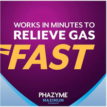 Phazyme Maximum Strength Gas and Bloating Relief, 250 mg Simethicone 12 ct Phazyme