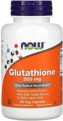 Now Foods - Glutathione Cellular Antioxidant 500 mg. - 60 Vegetarian Capsules now