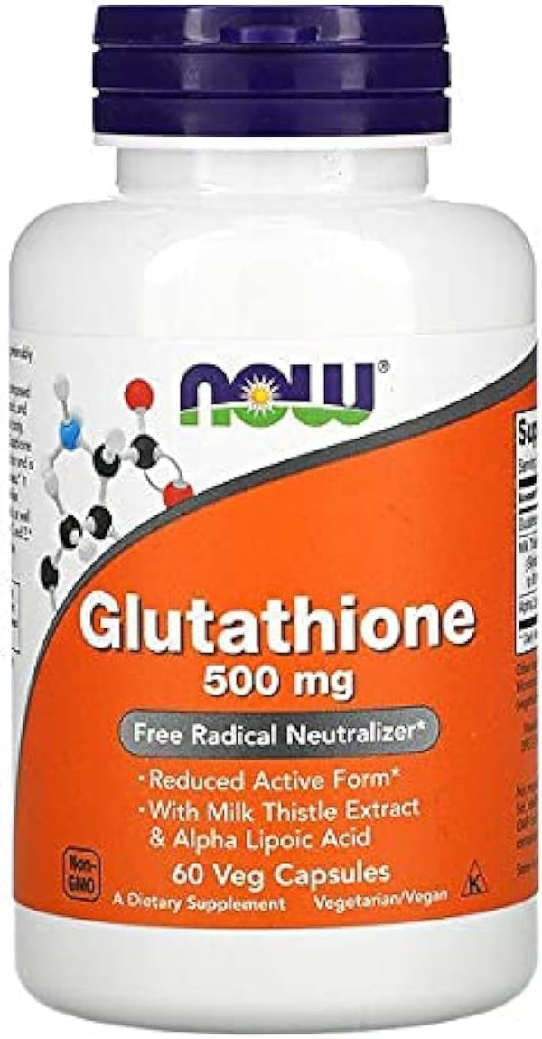 Now Foods - Glutathione Cellular Antioxidant 500 mg. - 60 Vegetarian Capsules now