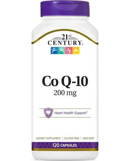 21st Century Co Q10 200 mg Capsules, 120 Count