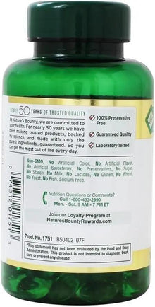 Nature's Bounty® Vitamin E Pure dl-Alpha 180mg (400 IU), 120 Softgels Nature's Bounty