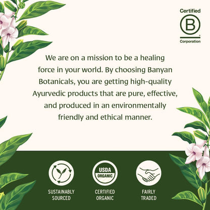 Banyan Botanicals Ear Oil – Organic Herbal Drops with Ashwagandha, Bilva & Garlic – Soothing and Comforting for The Ears – 1 oz – Non GMO Sustainably Sourced No Sting