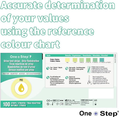 One Step Protein Urine Testing Kit 100 Test Strips