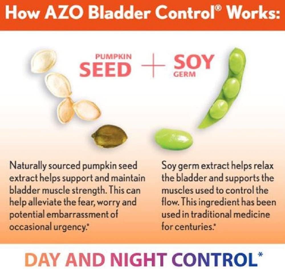 AZO Bladder Control With GO Less, 54 Capsules