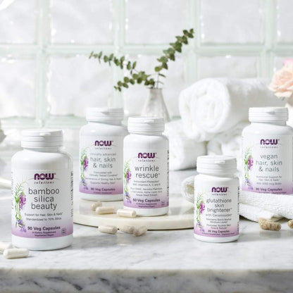 NOW Foods, Solutions, Glutathione Skin Brightener, 30 Veg Capsules