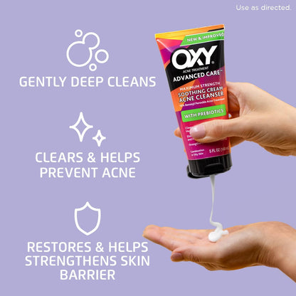 Oxy Acne Cleanser Maximum Strength, 5.0 Fl Oz