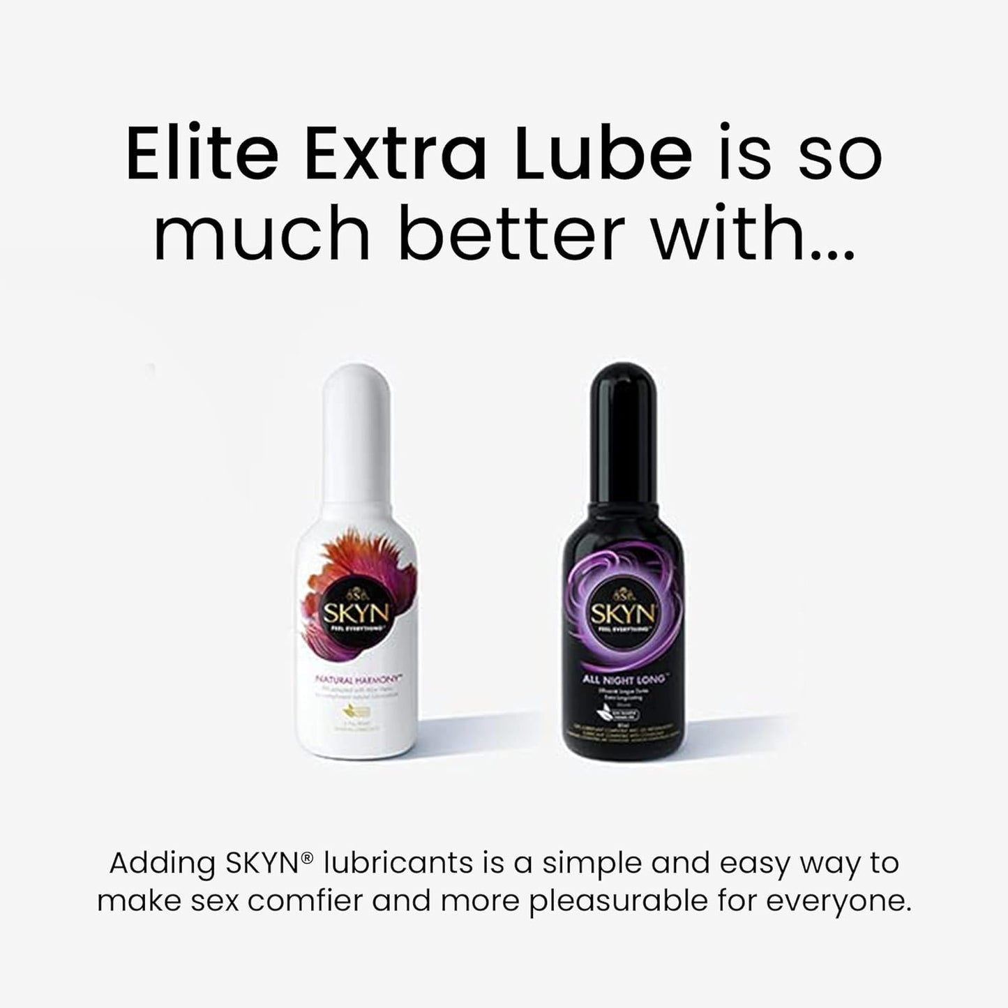 SKYN Elite Extra Lube – Ultra-Thin, Lubricated Latex-Free Condoms