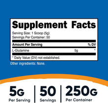 Nutricost L-Glutamine Powder 250 Grams Nutricost