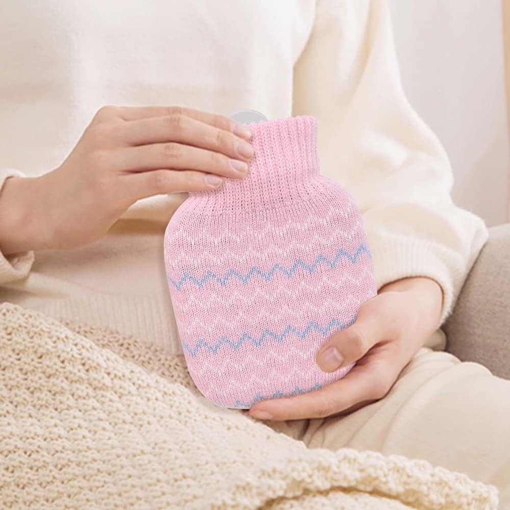 320ml Hot Water Bottle with Knited Cover