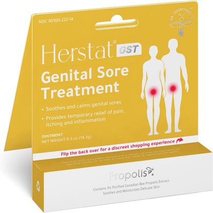 Herstat GST Genital Sore Treatment | Fast, Effective Relief from Pain, Itching and Discomfort