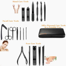 ACEOCE: Manicure Set Men, Manicure Set Professional 18 Pcs Mens Grooming Kits Aceoce Stainless Steel Nail Care Tools with Luxurious Travel Case Pedicure Kit Gifts Aceoce