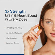 Norwegian rTG Omega-3 Supplement. Re-esterified Triglyceride Omega-3 1200mg. 60 Softgels Anew Vita