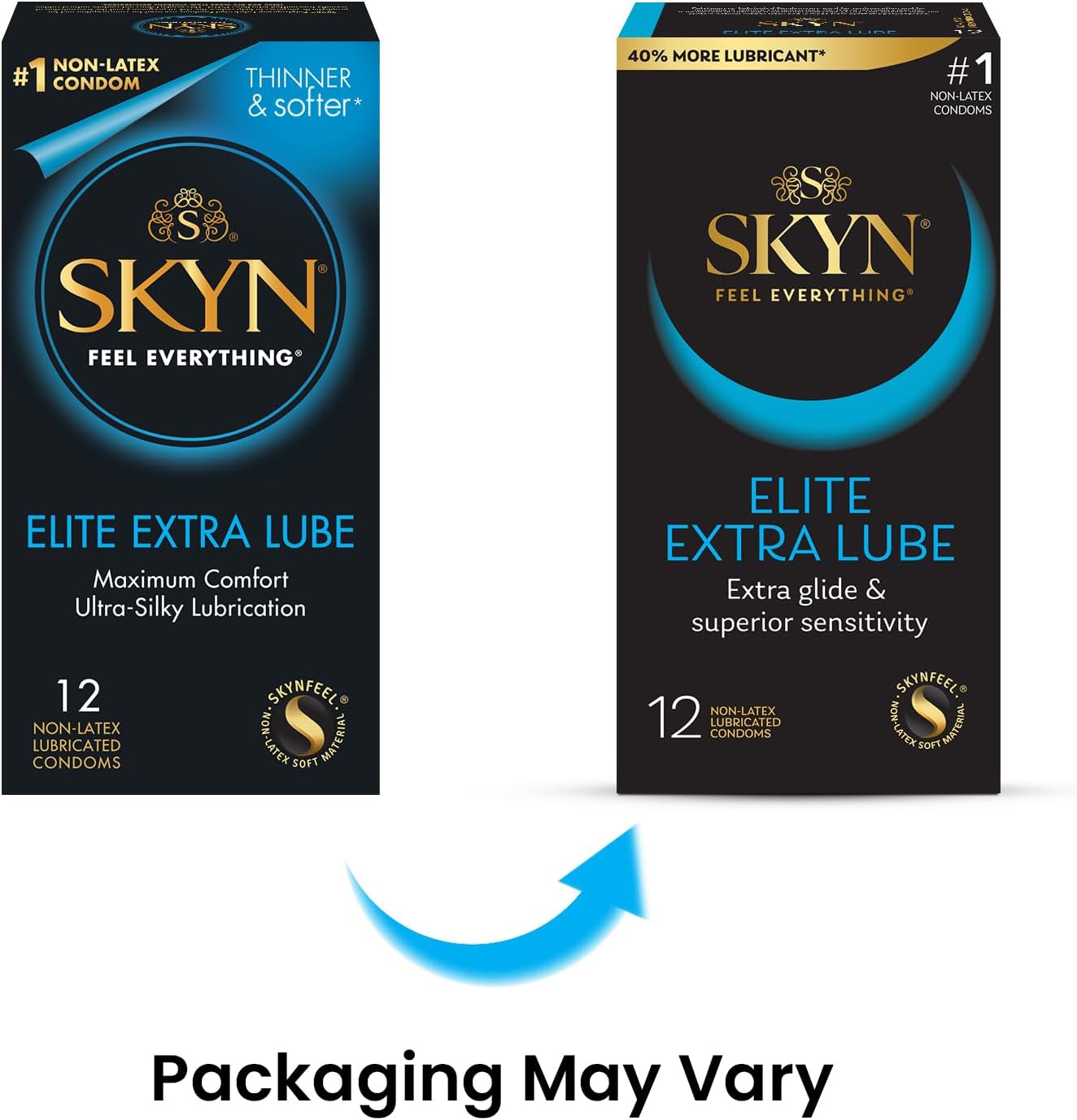 SKYN Elite Extra Lube – Ultra-Thin, Lubricated Latex-Free Condoms