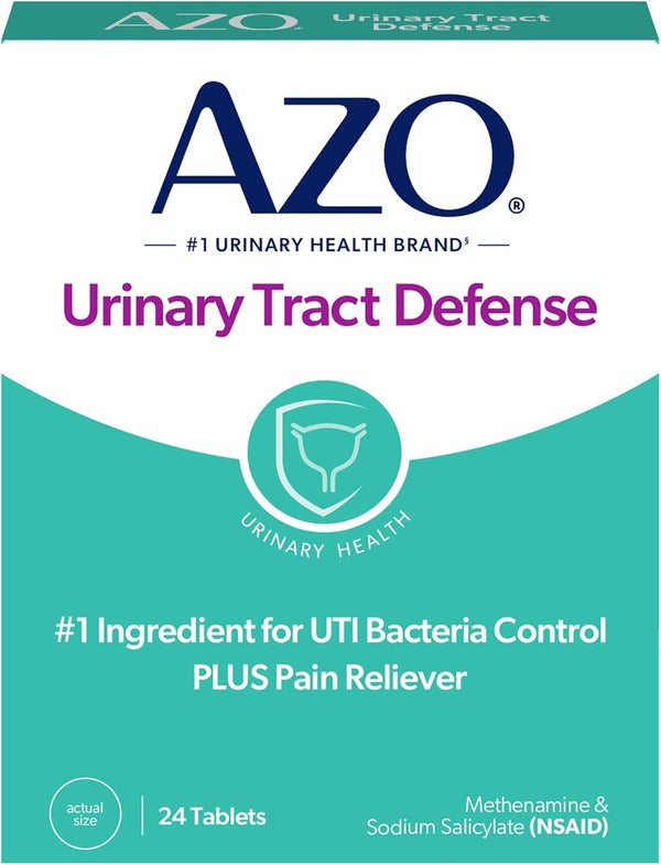 AZO Urinary Tract Defense Antibacterial Protection, 24 Count AZO