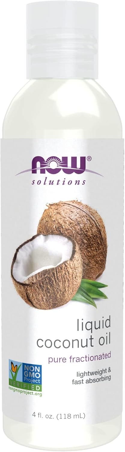 NOW Foods Solution, Liquid Coconut Oil, 4oz now