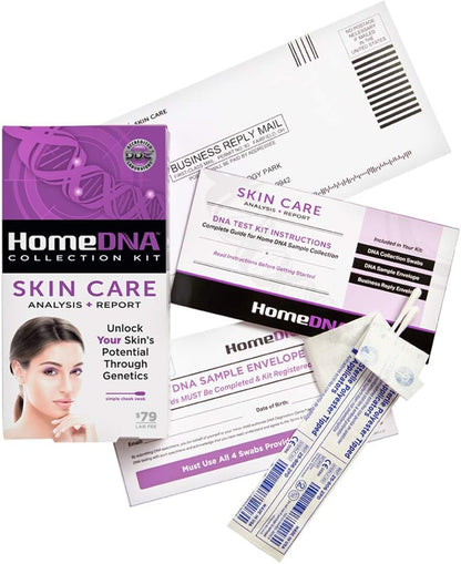 HomeDNA Skin Care at-Home DNA Test Kit | Lab Fees NOT Included | Kit ONLY