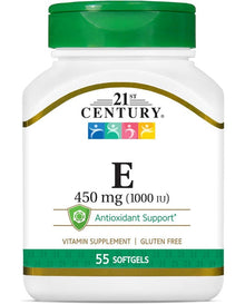 21st Century E 1000 I.U. (Dl-Alpha) Softgels, 55-Count 21st Century