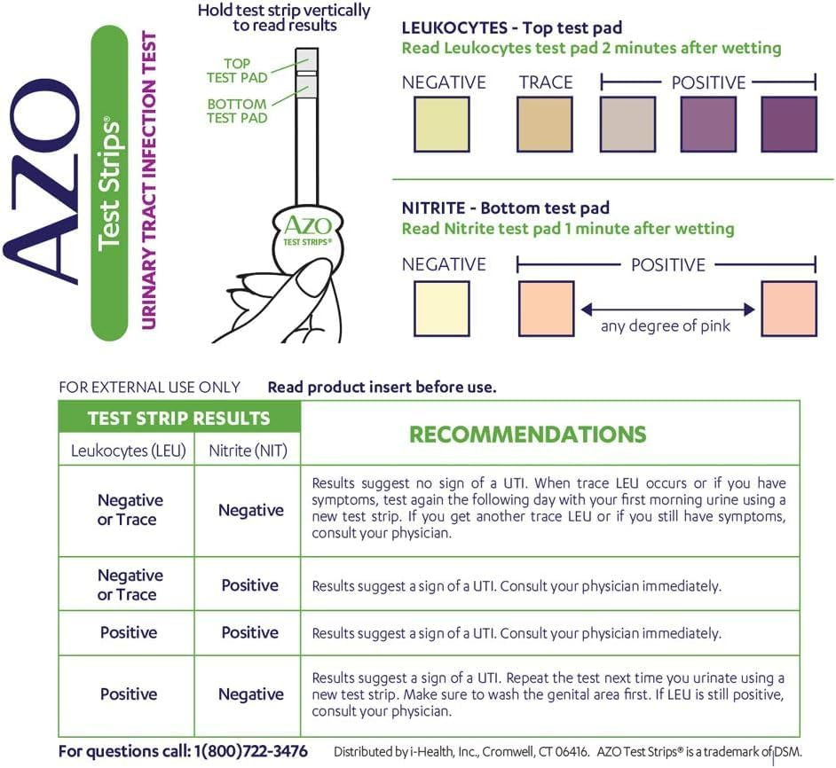 AZO UTI Pain Relief Bundle UTI Test Strips 3ct, Urinary Pain Relief Max Strength 24ct, Cranberry Pro Supplement 100ct