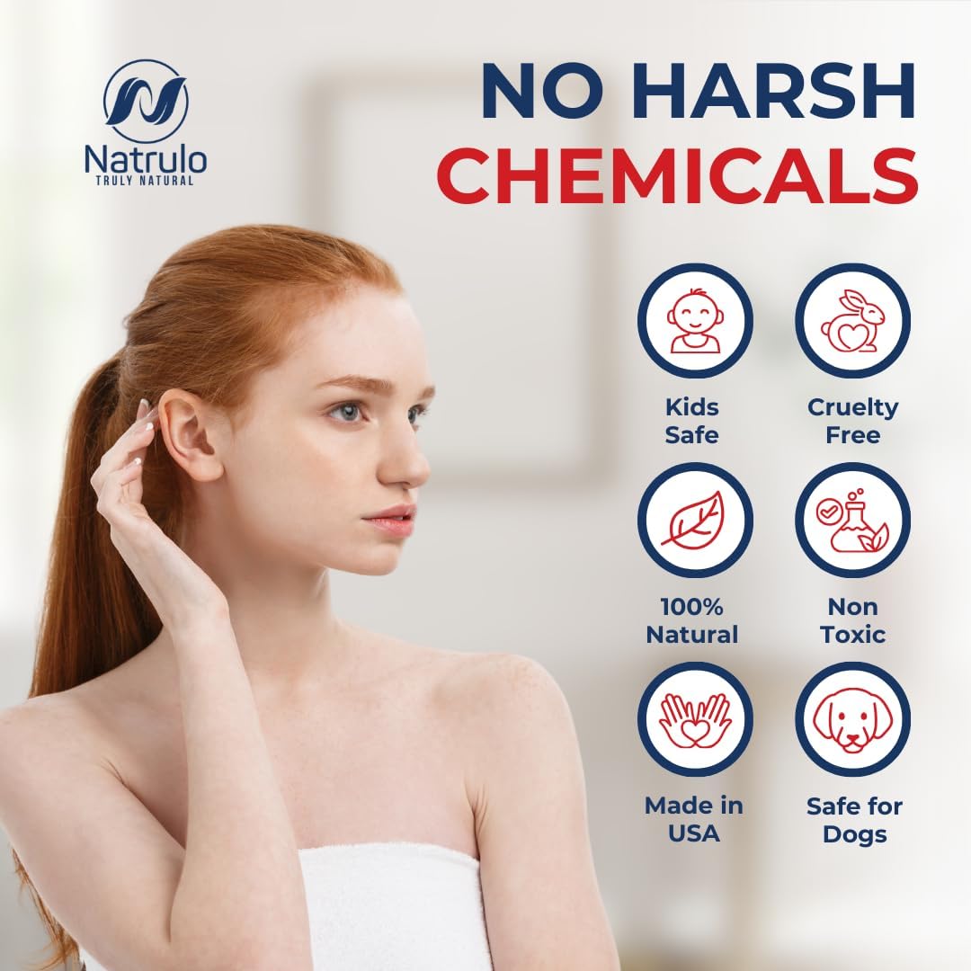 Natrulo Ear Drops for Ear Pain – Organic Ear Drops for Adult, Kids, Baby, Dog & Pets – Relieves Ear Aches, Itchy Ears, Infections, Swimmer's Ear, & Loosens Wax – Kids Safe, Made in USA