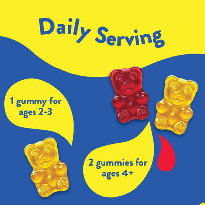 Gummy Vites Daily Kids Gummy multivitamin: Vitamins C, D3 and Zinc for Immune Support* 190 ct (95-190 day supply)