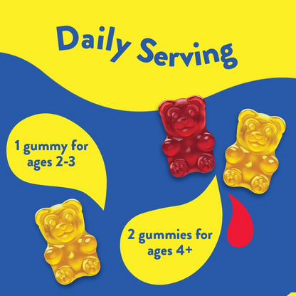 L'il Critters Gummy Vites Daily Kids Gummy Multivitamins Assorted Fruit Flavors for Ages 2+ Toddlers & Kids, Gummy Vitamin with Vitamin C and D, 95-190 Day Supply, 190 Gummies