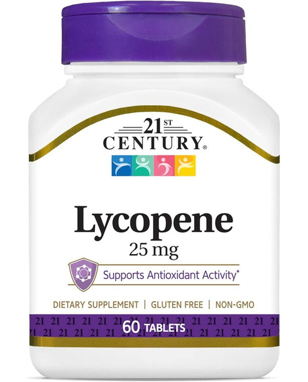 21st Century Lycopene 25 mg Tablets, 60 Count (22400) 21st Century