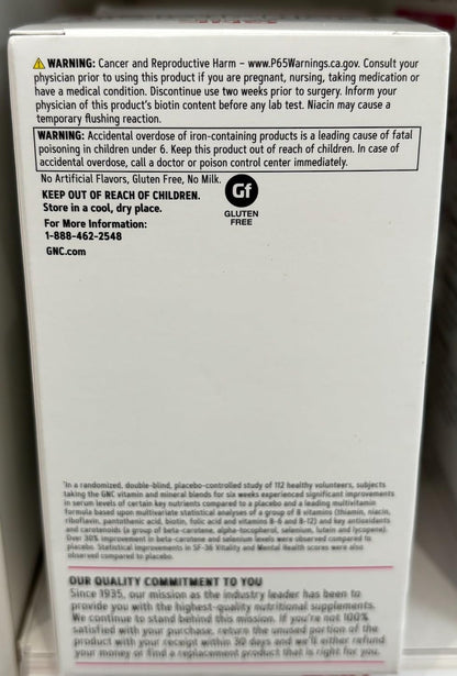 GNC Women's Ultra Mega Multivitamin | Supports Overall Health and Wellness in Women, Clinically Proven to Make You Feel Better, Timed-Release | 90 Caplets