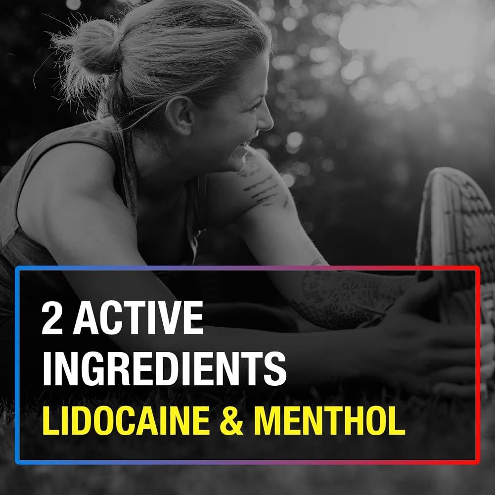Max Strength Lidocaine Pain Relief Patch (5 Count) Penetrates for Fast, Targeted Relief