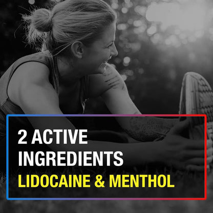 Max Strength Lidocaine Pain Relief Patch (5 Count) Penetrates for Fast, Targeted Relief