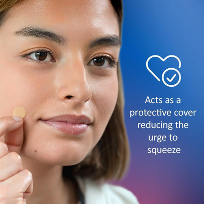 Nexcare Acne Absorbing Cover, Acne, Pimple, Zit Patch, Protective cover for blemishes, Visibly indicates that it is working, 108-count, two sizes