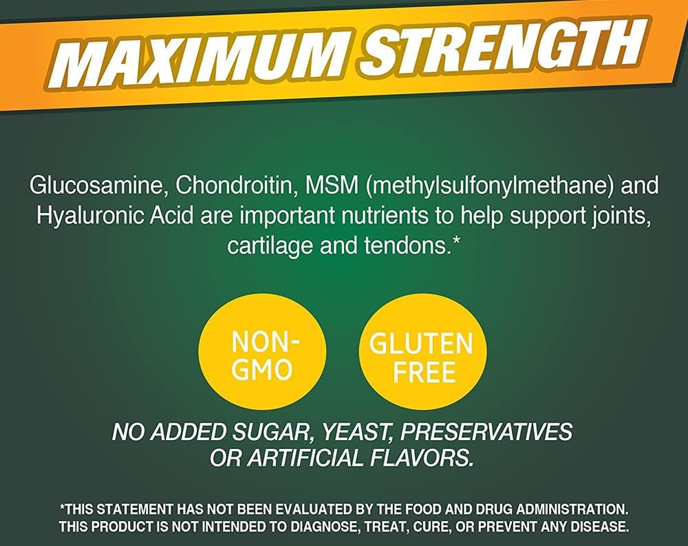 21st Century Glucosamine and Chondroitin Plus Tablets, 120 Count