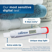 Clearblue Early Digital Pregnancy Test, Early Detection at Home Pregnancy Test, 2 Ct Clearblue