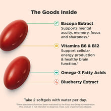 OLLY Ultra Strength Brain Softgels, Nootropic, Supports Healthy Brain Function, Memory, Focus and Concentration, Omega-3s, Vitamins B6 and B12, 30 Day Supply - 60 Count Vitamins Depots