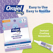 Orajel Baby Nighttime Cooling Gel for Teething, Drug-Free, 1 Pediatrician Recommended Brand for Teething, One .18oz Tube Orajel