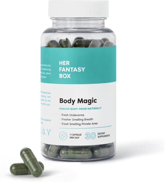Her Fantasy Box | Body Magic Chlorophyll Capsules - 30 Vegan Capsules