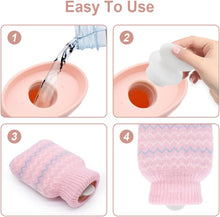 320ml Hot Water Bottle with Knited Cover Photken