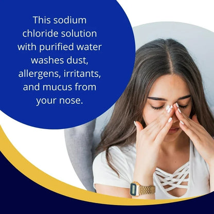 Equate Nasal Spray Premium Saline Liquid Mist for nasal Congestion - 3 fl oz