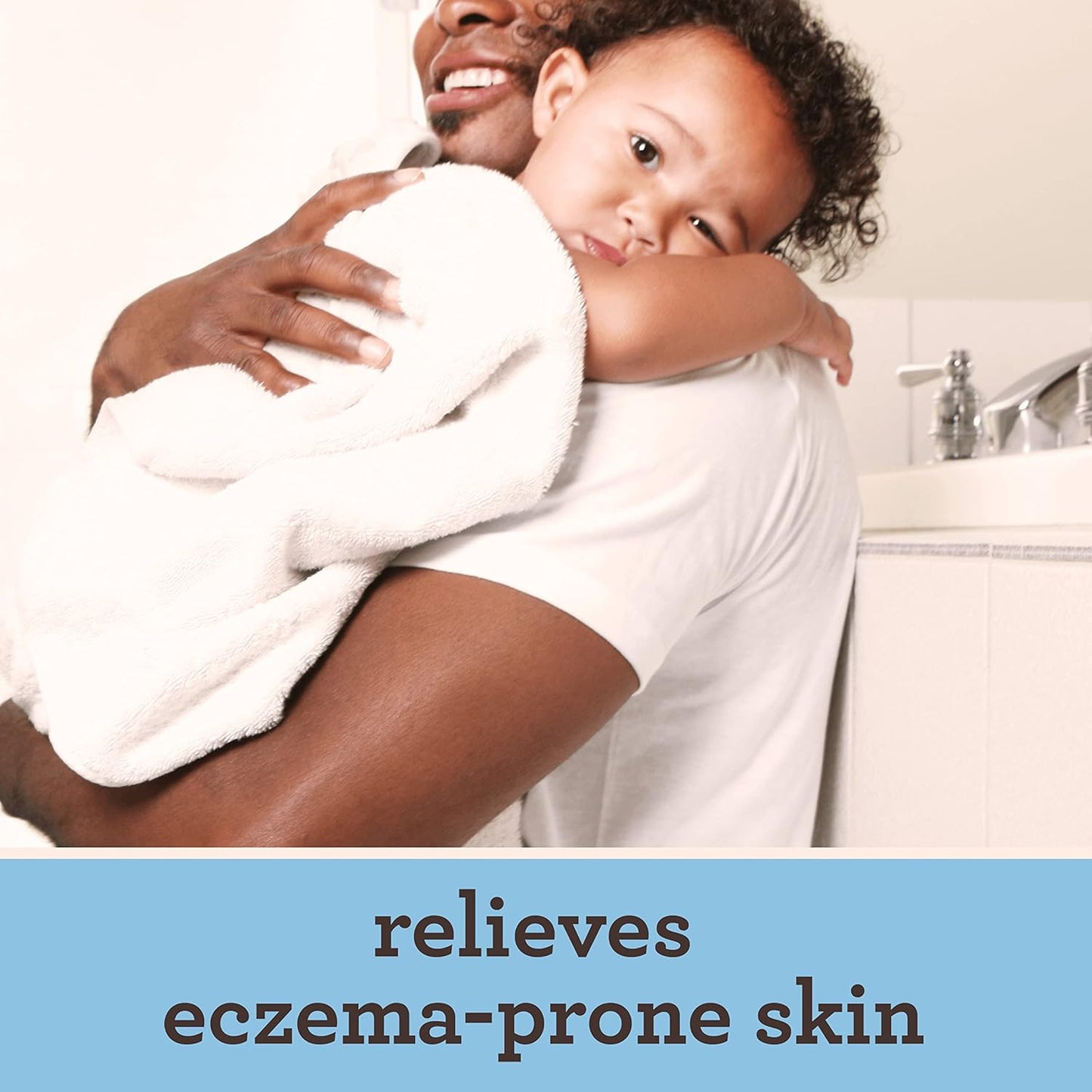 Aveeno Baby Eczema Therapy Moisturizing Cream, Natural Colloidal Oatmeal & Vitamin B5, Moisturizes & Relieves Dry, Itchy, Irritated Skin, Paraben & Steroid & Fragrance Free, 7