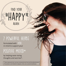 Joy-Filled Mood Support Supplement with St. Johns Wort | Stress Relief Supplement - 60 ct happy healthy hippie