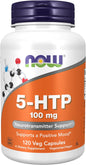 NOW Foods Supplements, 5-HTP (5-hydroxytryptophan) 100 mg, 120 Veg Capsules