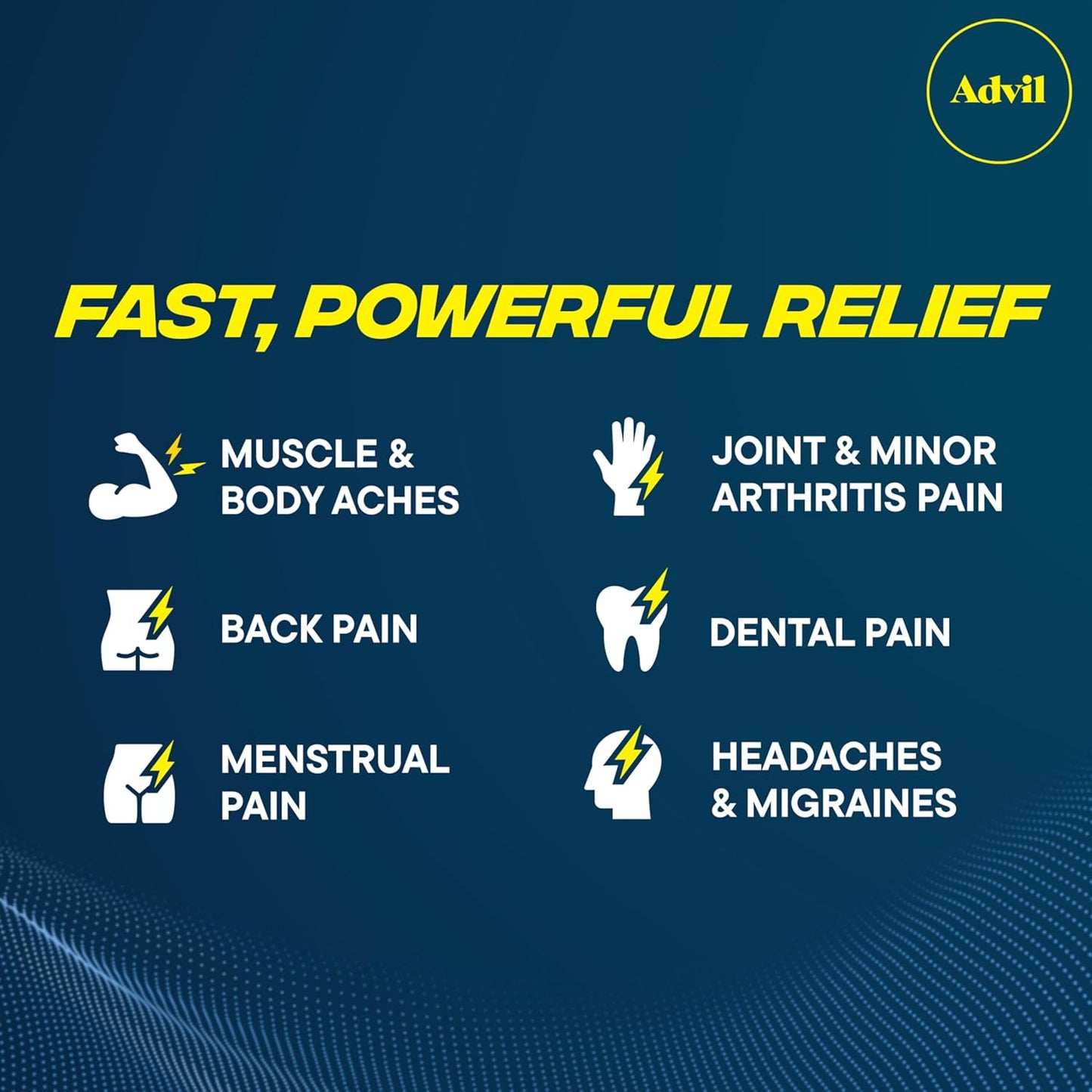 Advil Dual Action with Acetaminophen + Ibuprofen Pain Reliever 36 Caplets