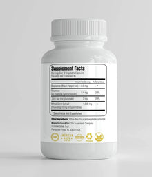 Spermidine 60 Vegetable Capsules - Wheat Germ Extract with 1000 mg Spermidine Supplement, Bioperine for Maximum Absorption and Zinc for Cell Membrane Renewal – Telomere Health and Healthy Aging The Supermom Company