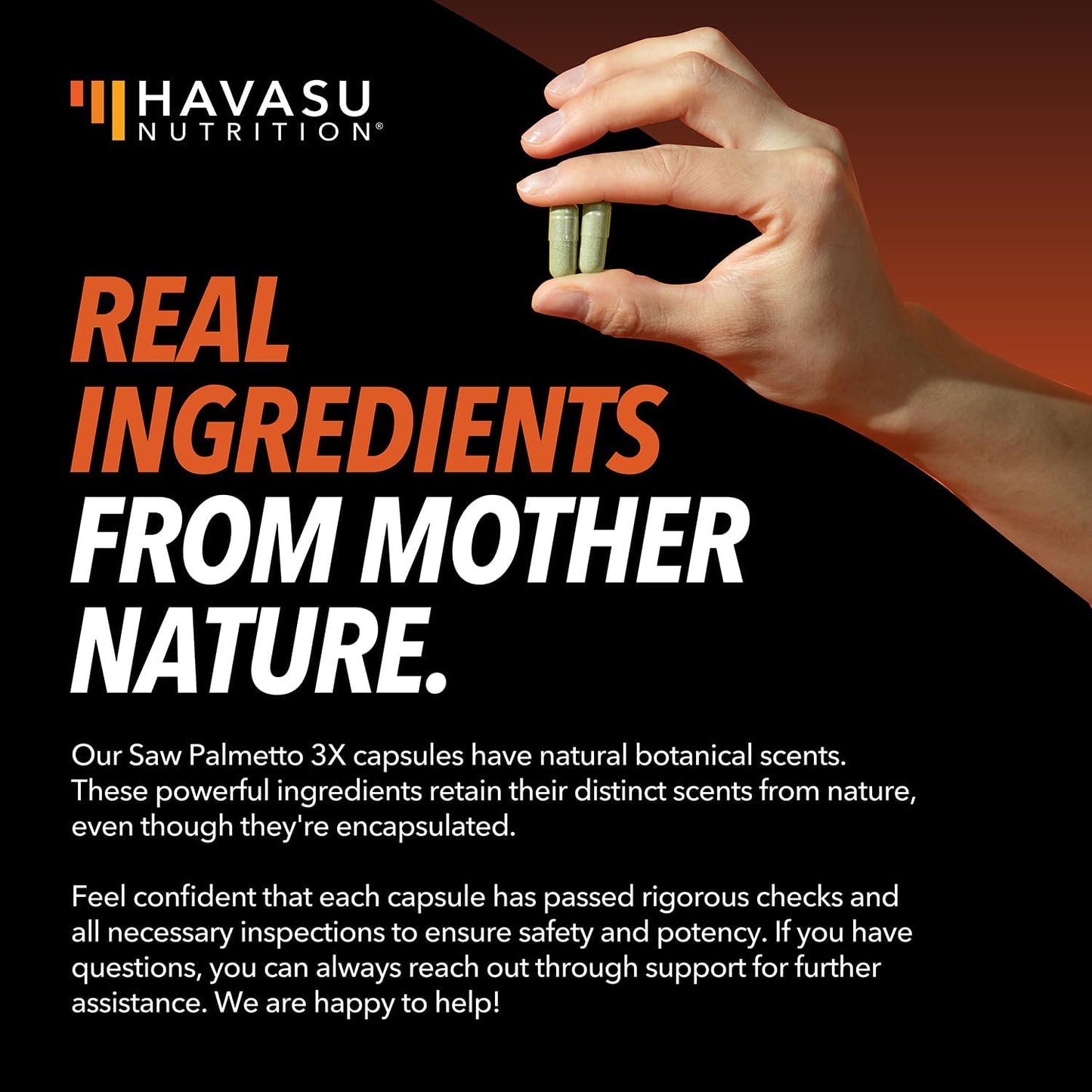Havasu Nut Palmetto Prostate Supplement for Men | Nettle Seed & Pumpkin Seed Oil Capsules for Potent 3X Formula | Ultimate Prostate & Bladder Support for Older Men | 2 Month Supply with 120 Male Pills