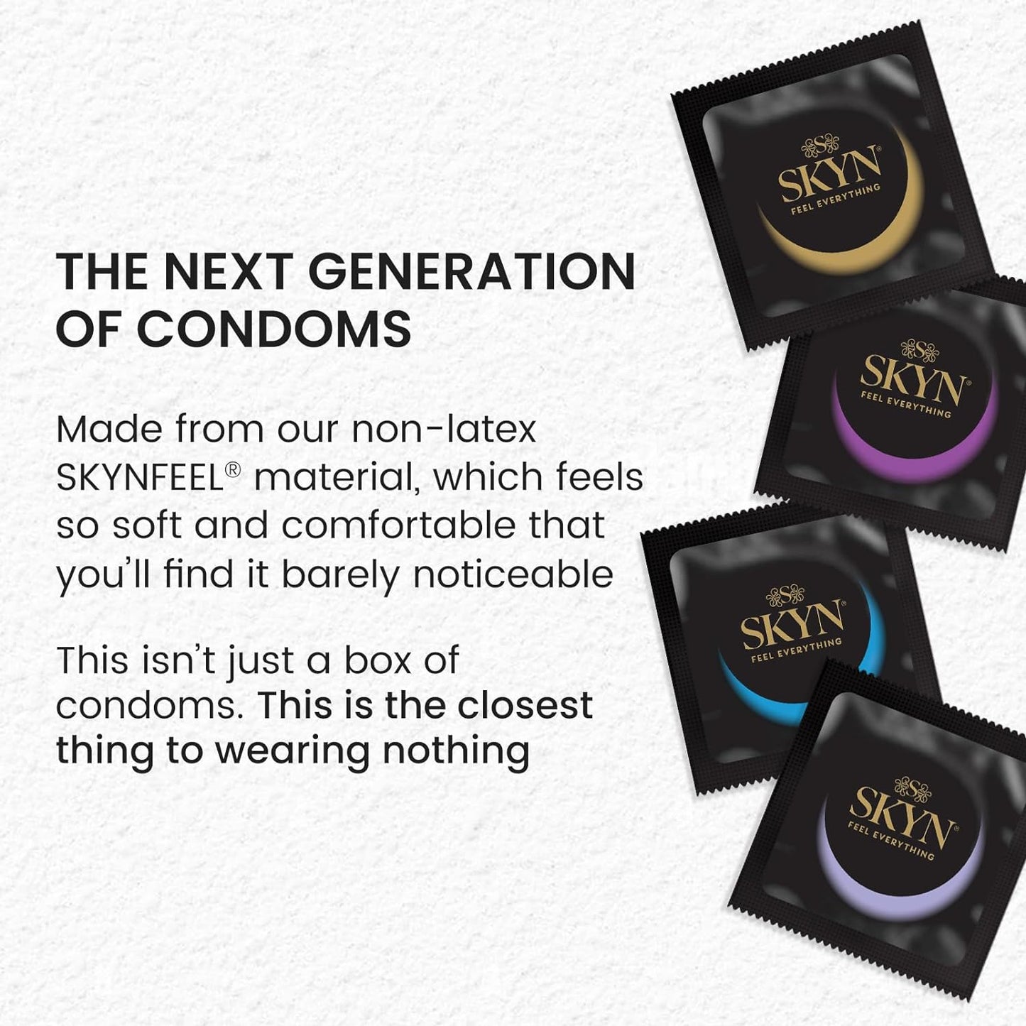 SKYN Selection Non-Latex Condoms - 12 Count; SKYN Original, Excitation, Elite & Elite Extra Lube